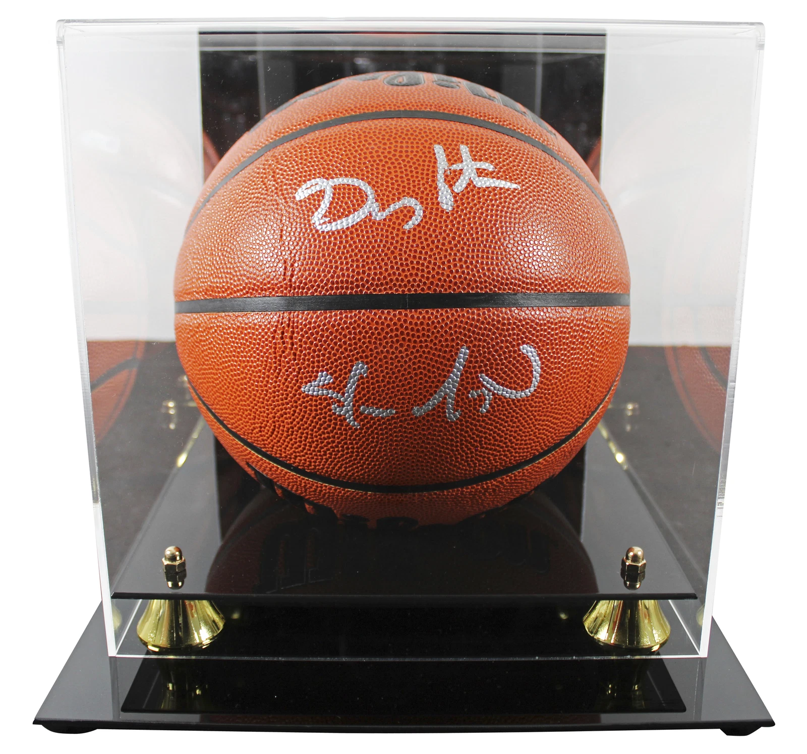 Sonics Gary Payton & Shawn Kemp Authentic Signed Wilson Basketball w/ case BAS W