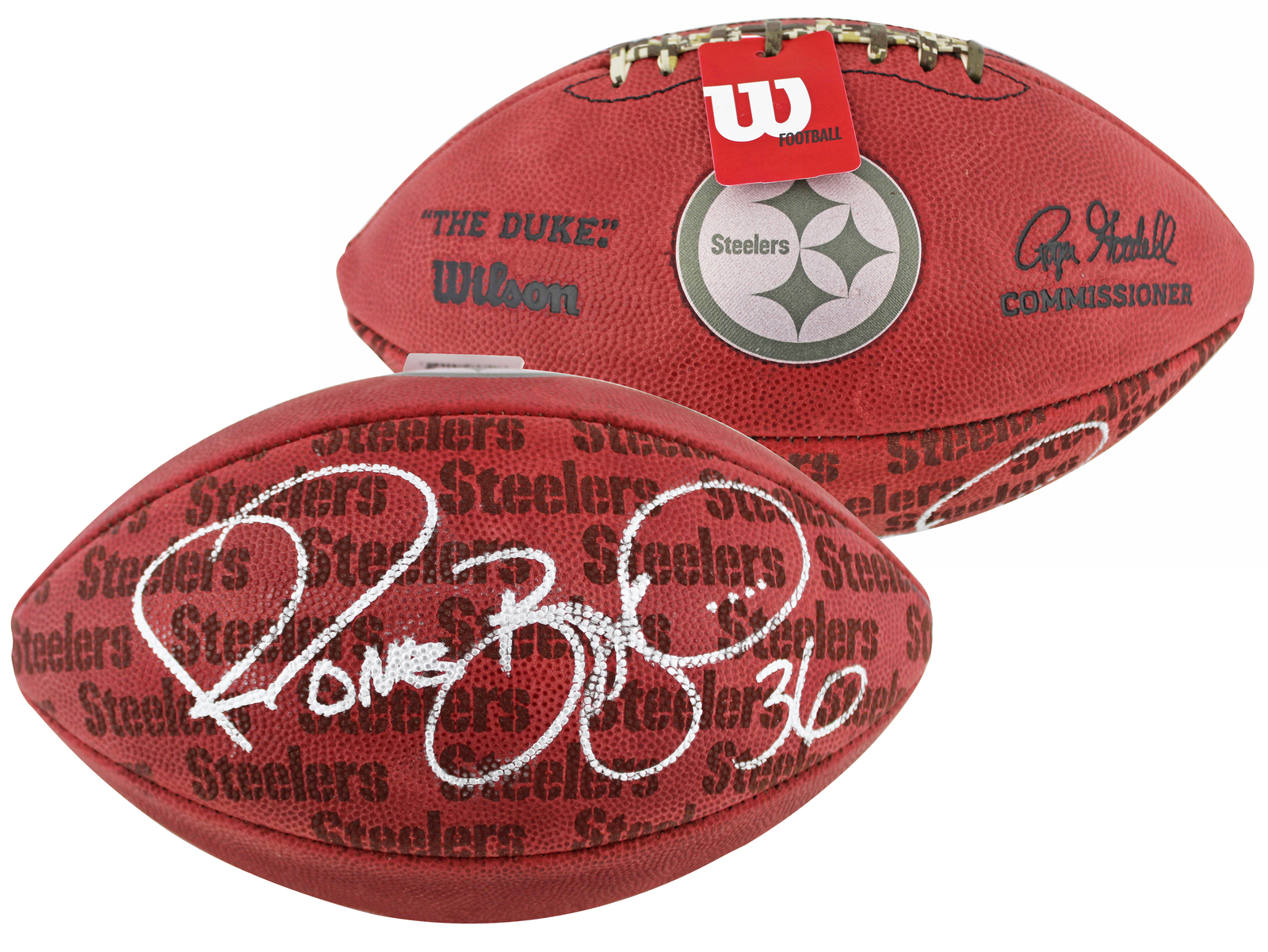 Steelers Jerome Bettis Signed Wilson 