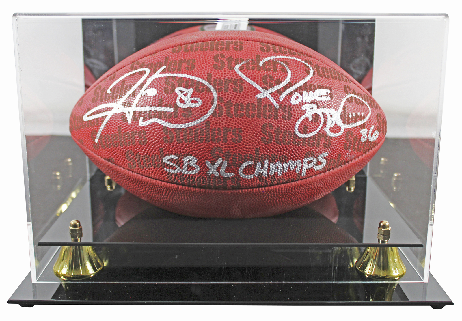 Jerome Bettis & Hines Ward Signed 
