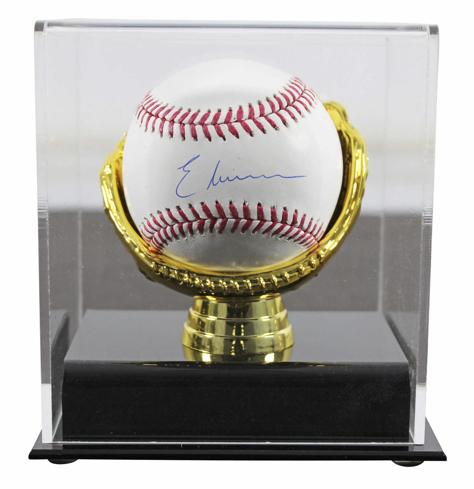 Reds Elly De La Cruz Authentic Signed Oml Baseball Autographed w/ Case BAS