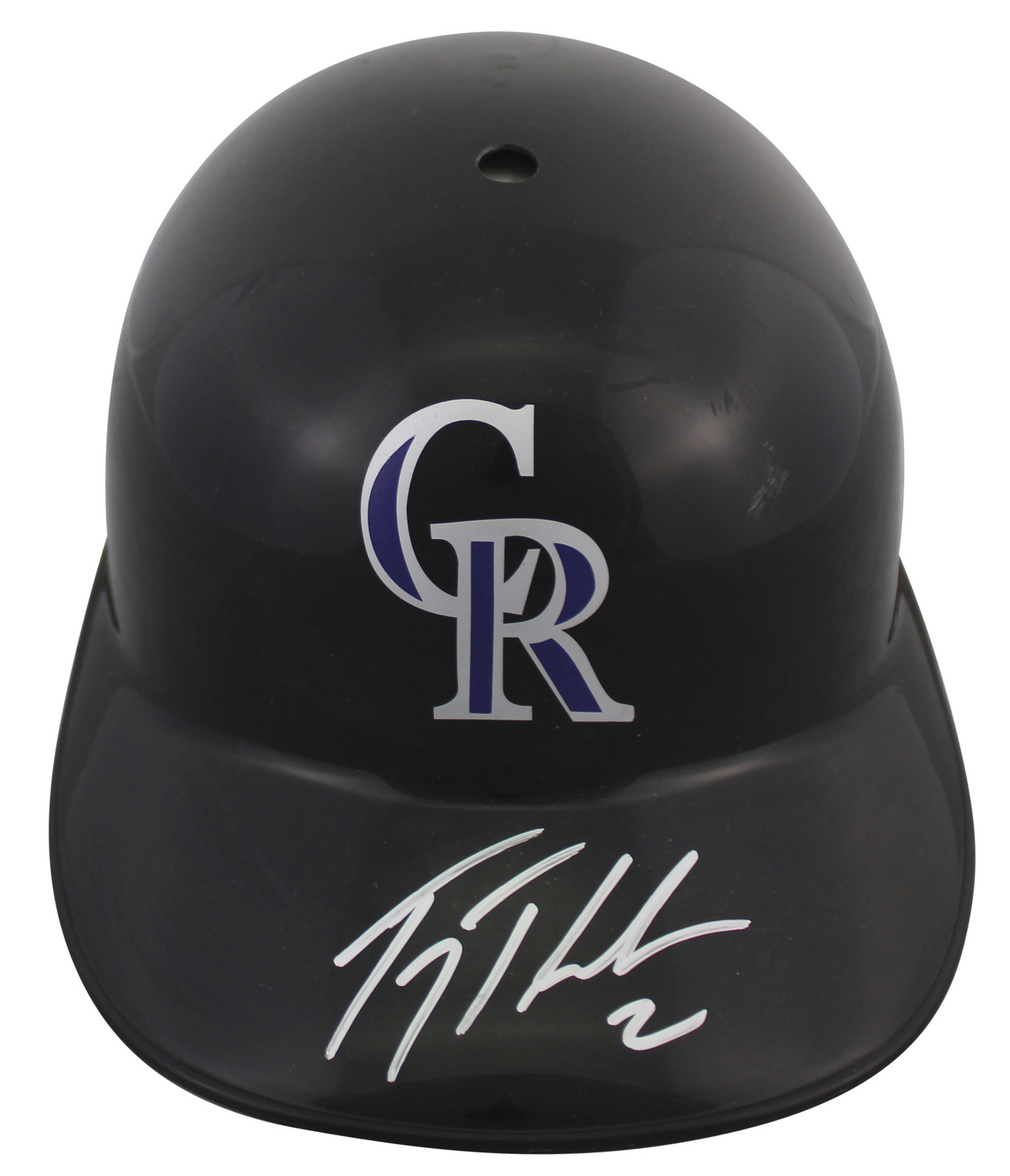 Rockies Troy Tulowitzki Authentic Signed Replica Batting Helmet BAS #BR84241