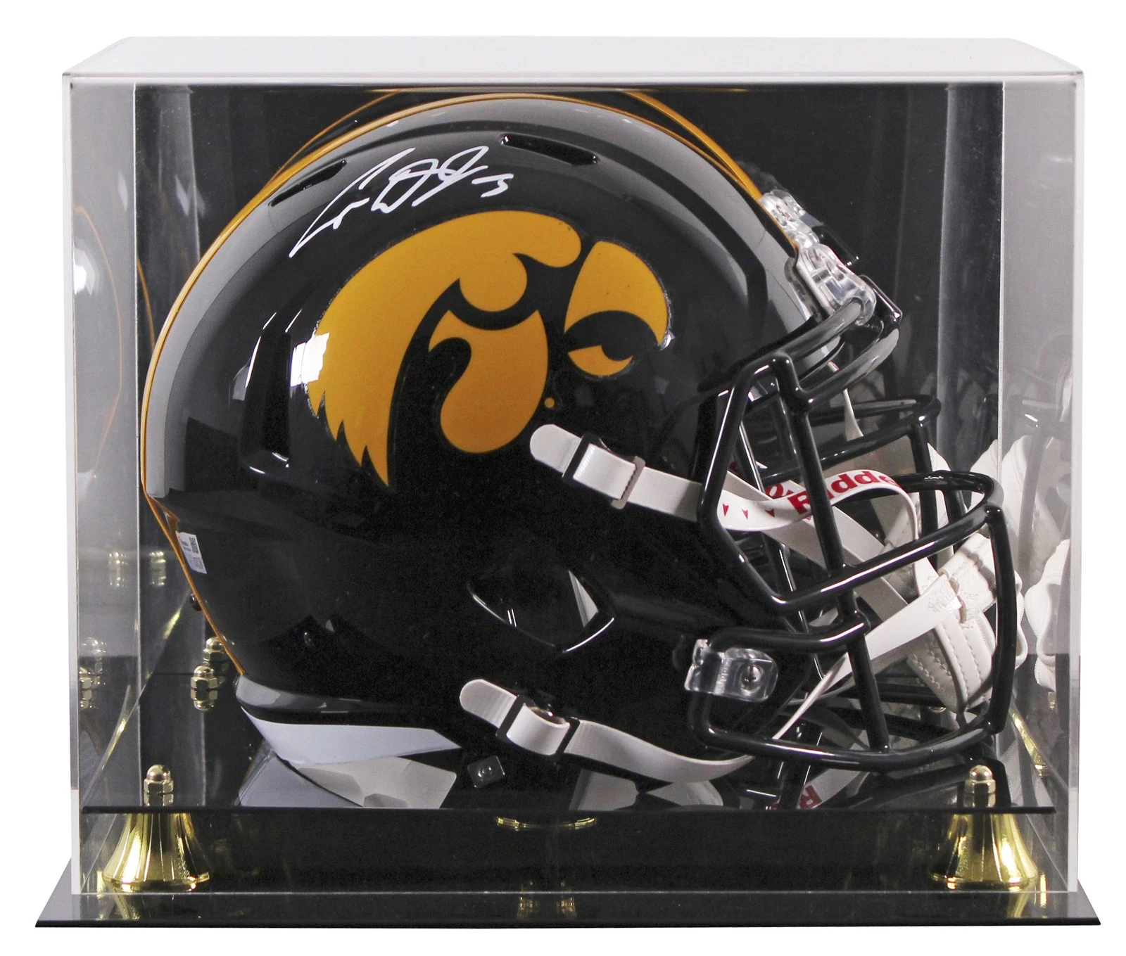 Iowa Cooper DeJean Signed Full Size Speed Rep Helmet W/ Case Fanatics