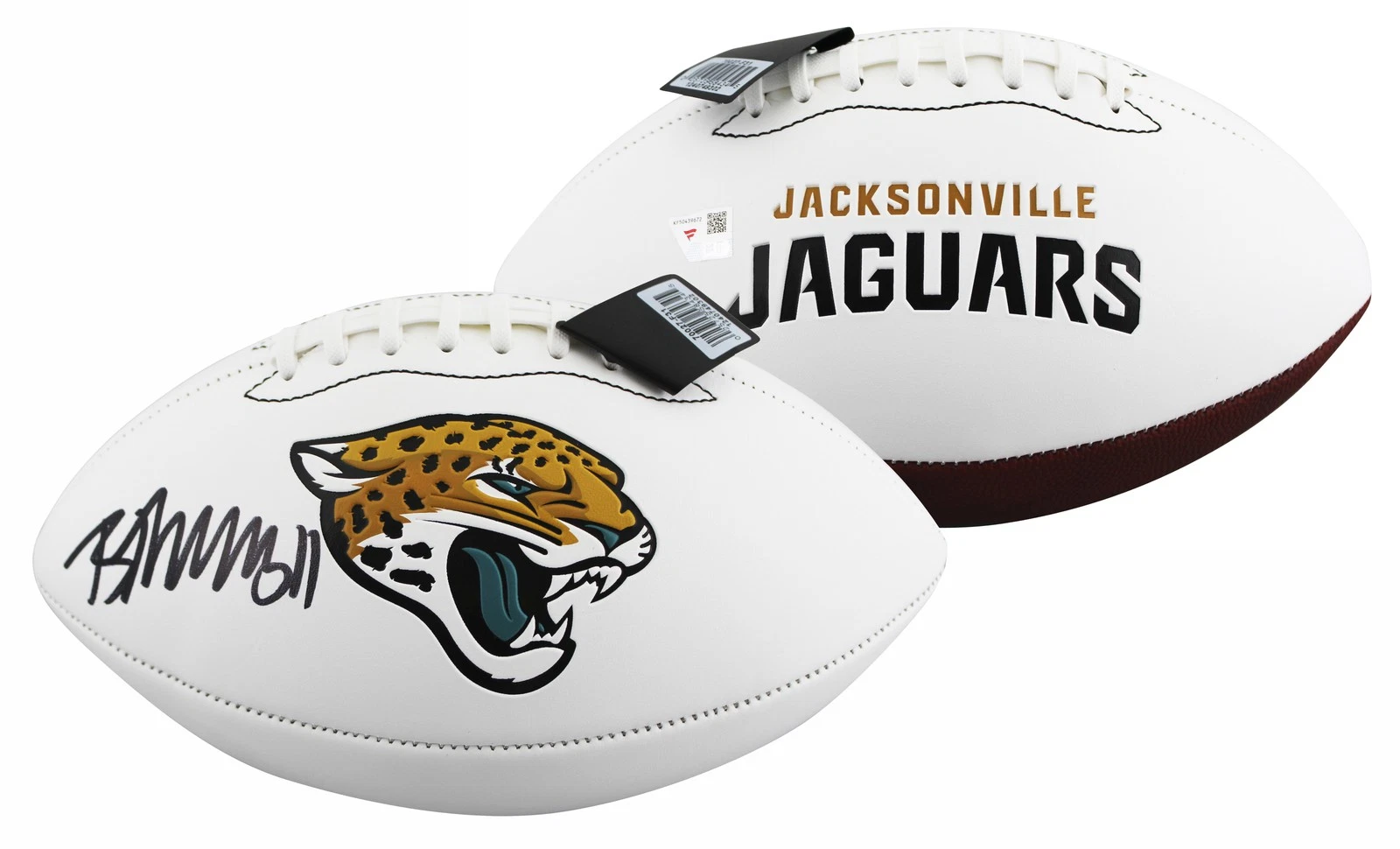 Jaguars Brian Thomas Jr. Signed Franklin White Panel Logo Football Fanatics