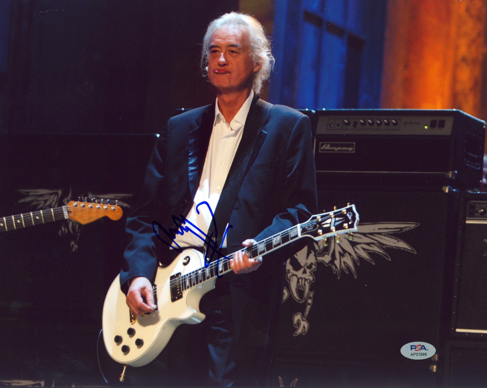 Jimmy Page Led Zeppelin Authentic Signed 11x14 Photo PSA/DNA #AP21099