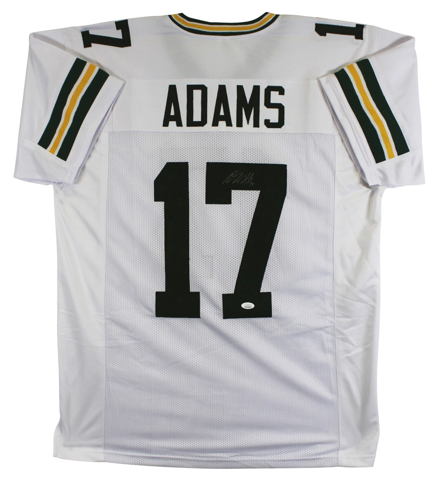 Davante Adams Authentic Signed White Pro Style Jersey JSA Witness #WPP978605