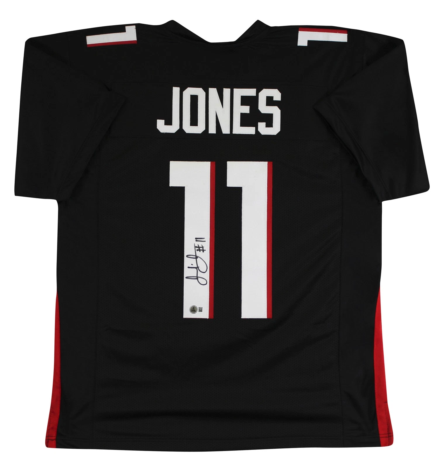 Julio Jones Authentic Signed Black Pro Style Jersey Autographed BAS Witnessed