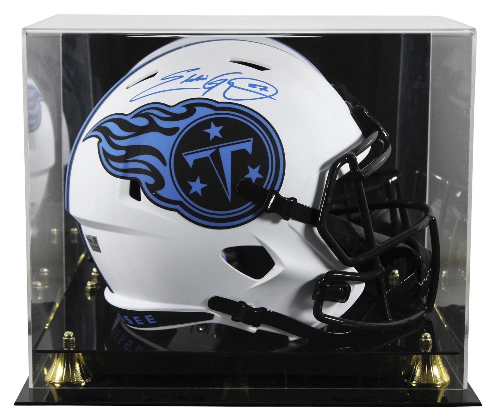 Tennessee Eddie George Signed Lunar Full Size Speed Rep Helmet W/ Case Fanatics
