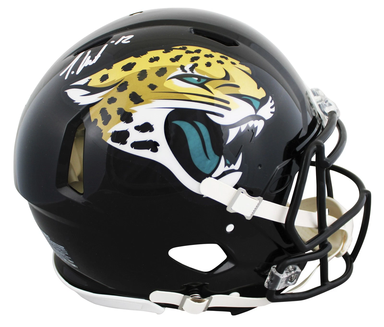 Jaguars Travis Hunter Signed Full Size Speed Proline Helmet BAS Witnessed