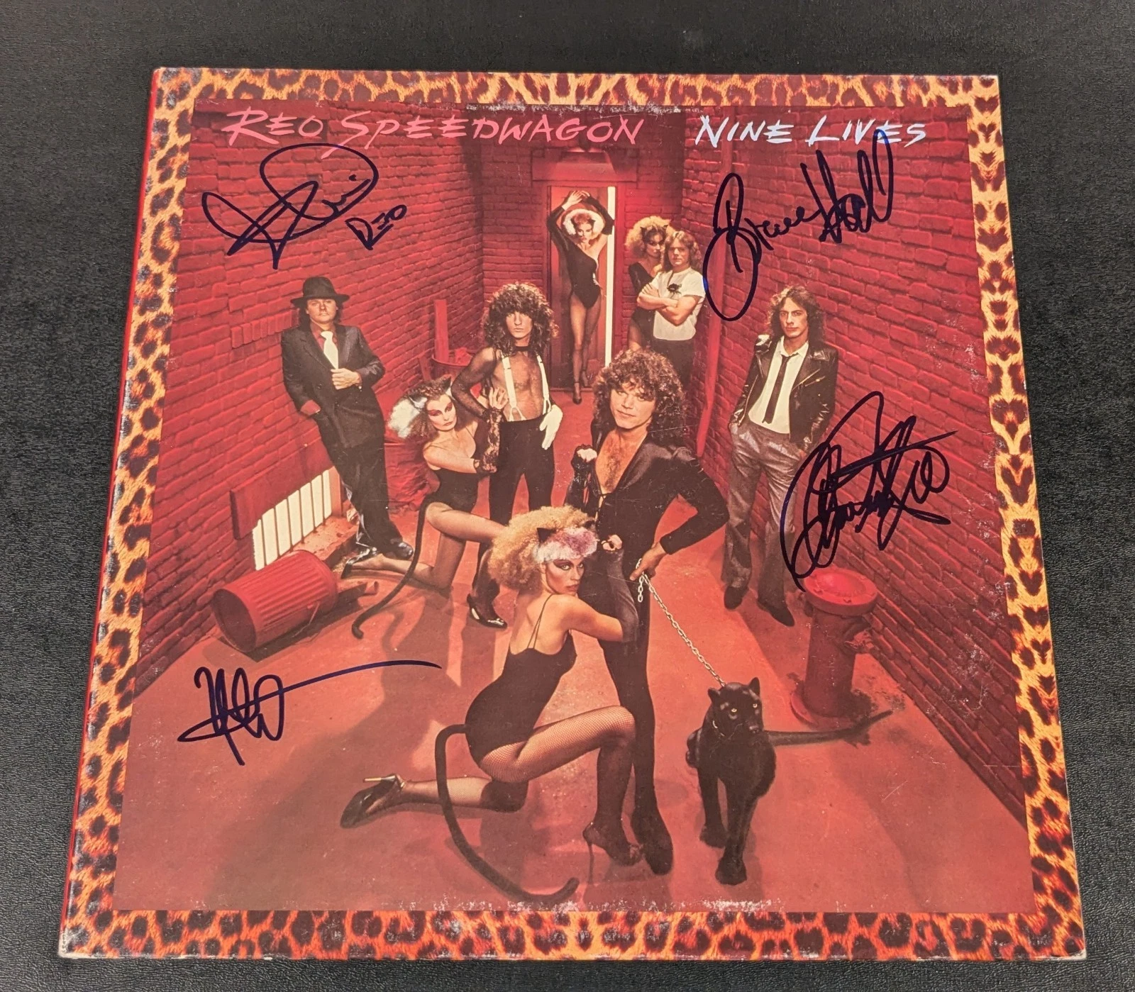 REO SPEEDWAGON signed autographed 
