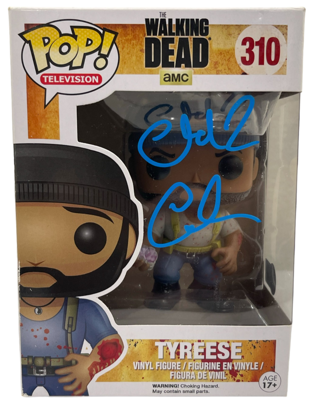 Chad Coleman Signed Tyreese Funko The Walking Dead 310 Autograph Beckett