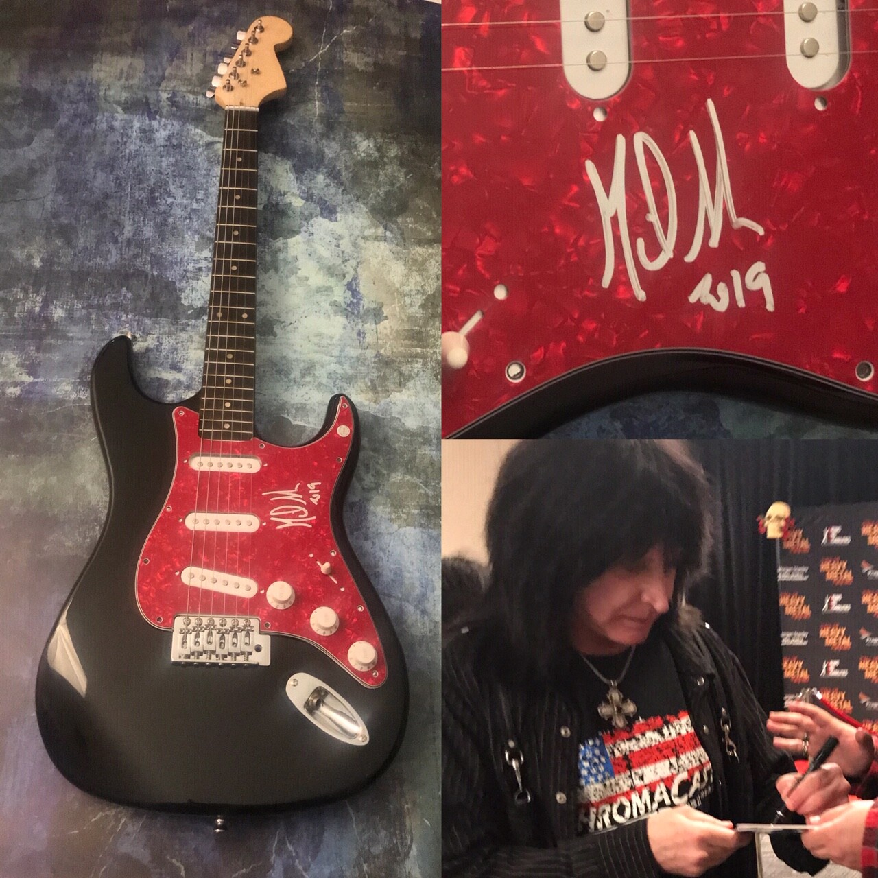 GFA Nitro Band Guitarist * MICHAEL ANGELO BATIO * Signed Electric Guitar M2 COA