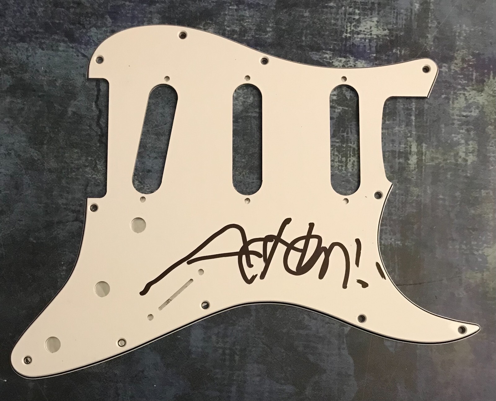 GFA Mr. Wonderful Rapper * ACTION BRONSON * Signed Electric Pickguard PROOF COA