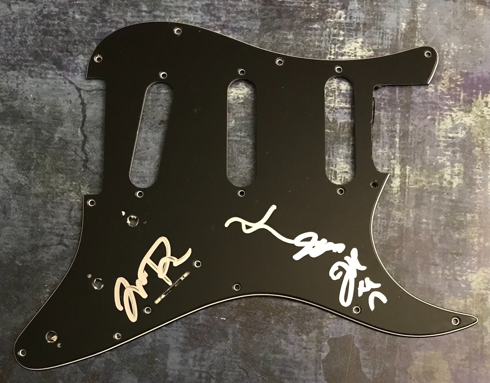 GFA Joshua Roberts x4 Band * MAGNOLIA PARK * Signed Electric Pickguard PROOF COA
