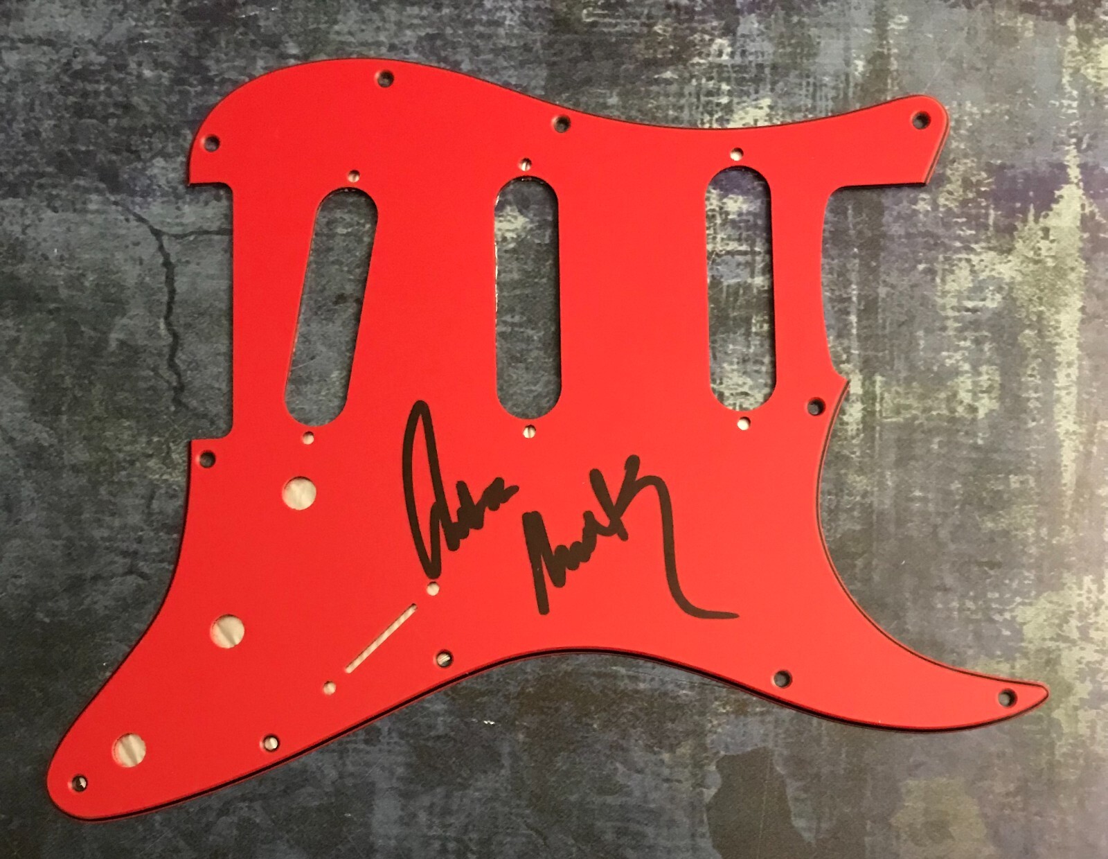 GFA Heat & Lose My Cool Star * AMBER MARK * Signed Electric Pickguard PROOF  COA