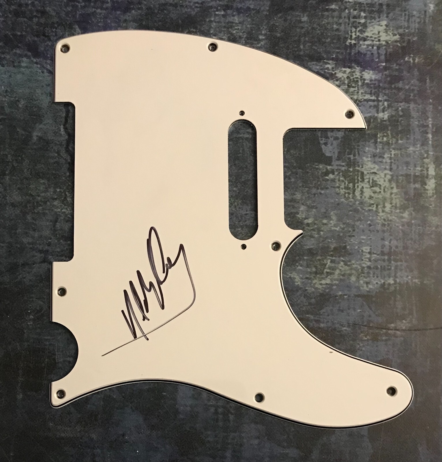 GFA Wink Country Legend * NEAL McCOY * Signed Tele Electric Pickguard COA