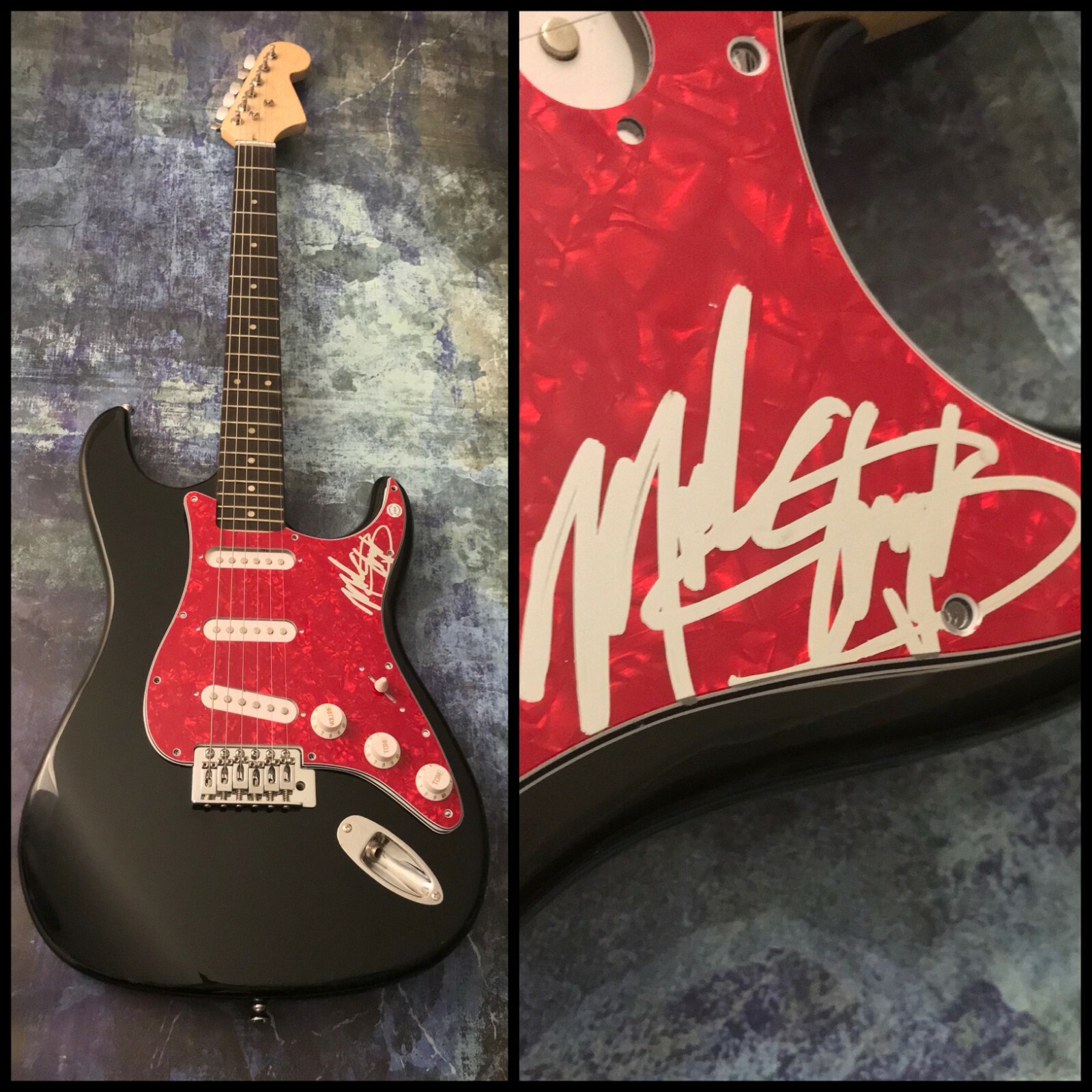 GFA Stick It to Ya The Wild Life * MARK SLAUGHTER* Signed Electric Guitar M2 COA