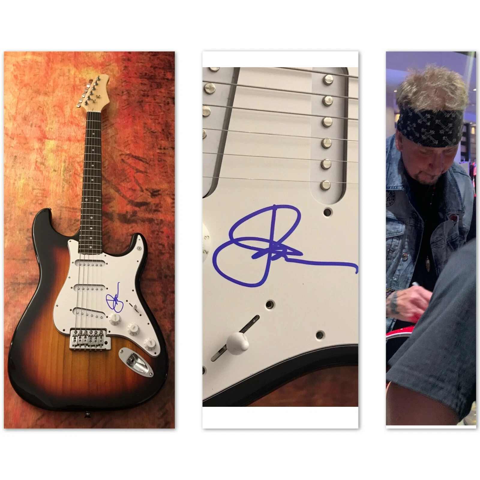 GFA Great White Band Star * JACK RUSSELL * Signed Electric Guitar PROOF J4 COA