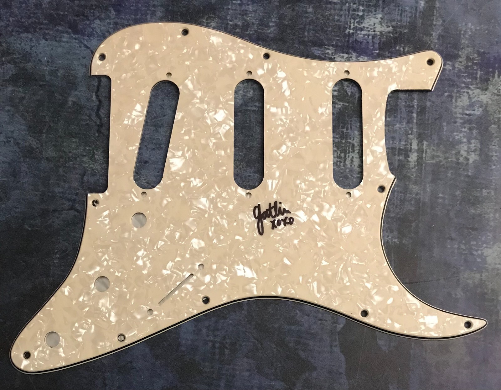 GFA Talking to Myself Singer  * GATLIN *  Signed Electric Pickguard PROOF COA