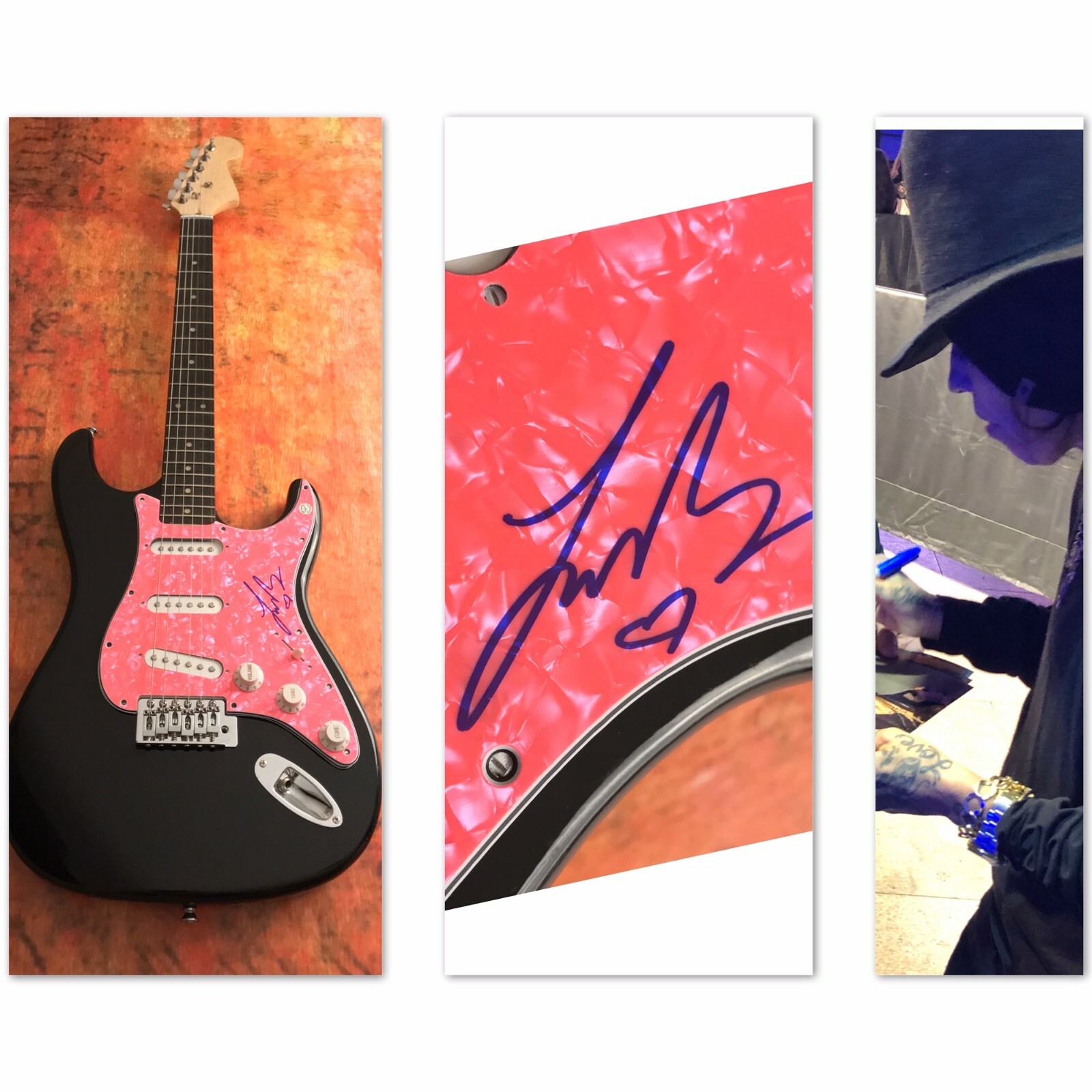 GFA 4 Non Blondes * LINDA PERRY * Signed Electric Guitar PROOF COA