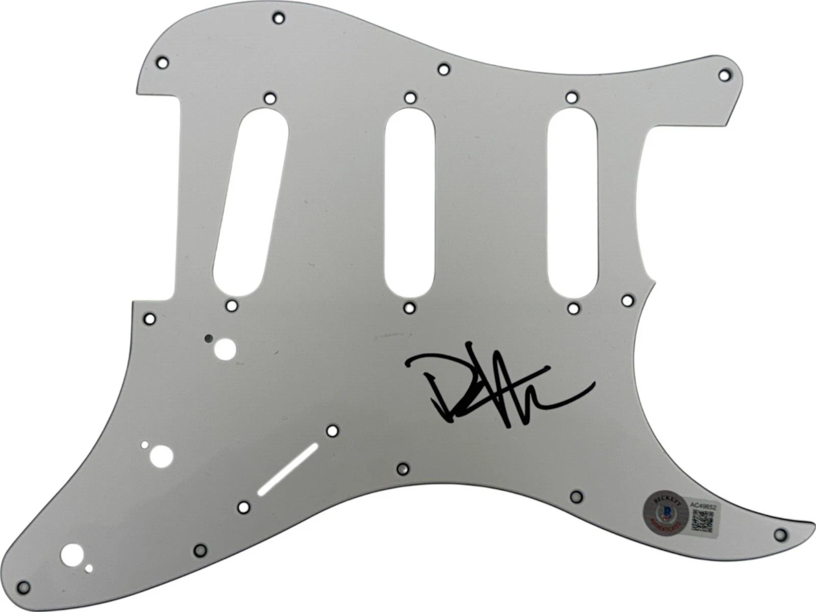 Dave Matthews Signed Stratocaster Pickguard Authentic Autograph Beckett