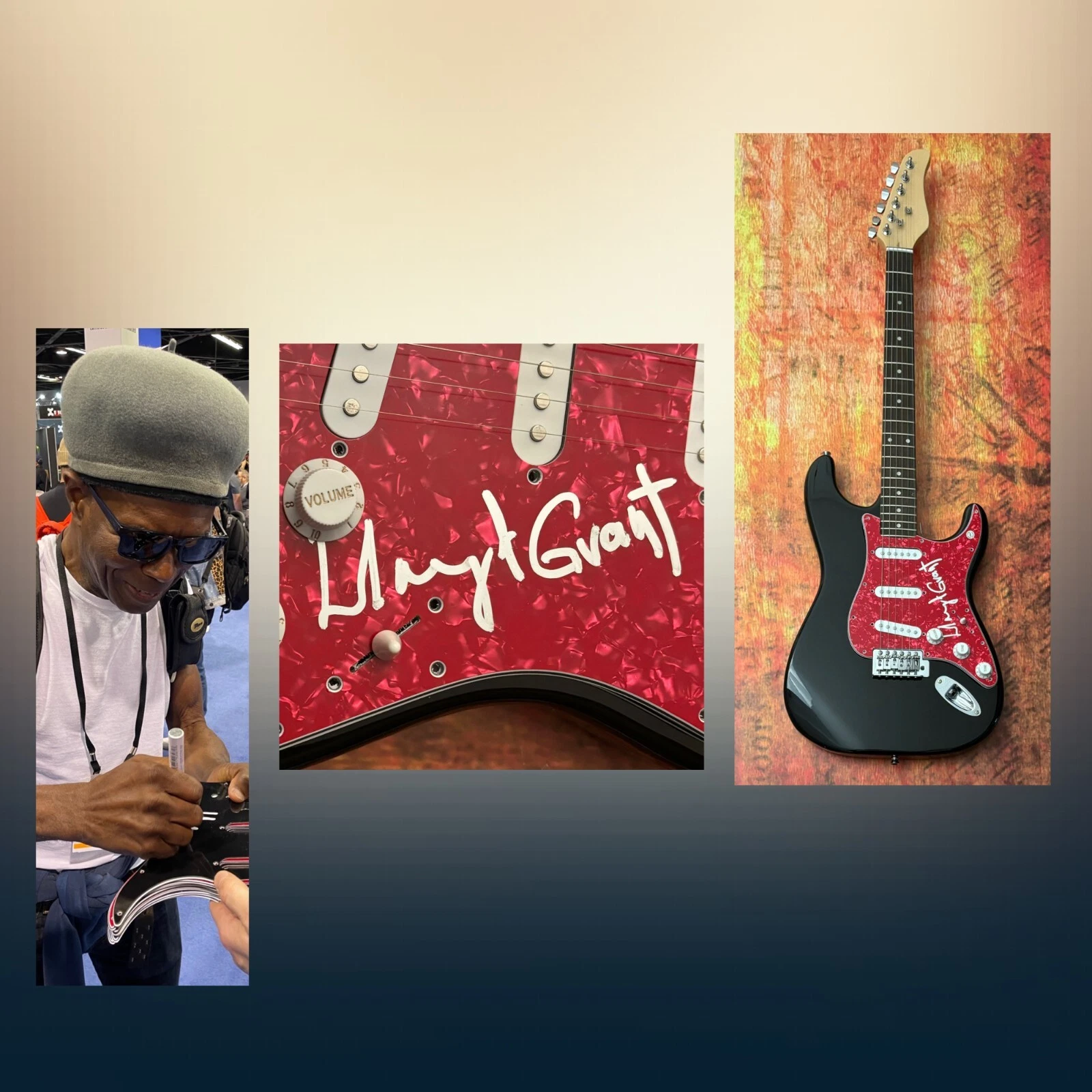 GFA Metallica Band Guitarist  * LlOYD GRANT * Signed Electric Guitar PROOF COA