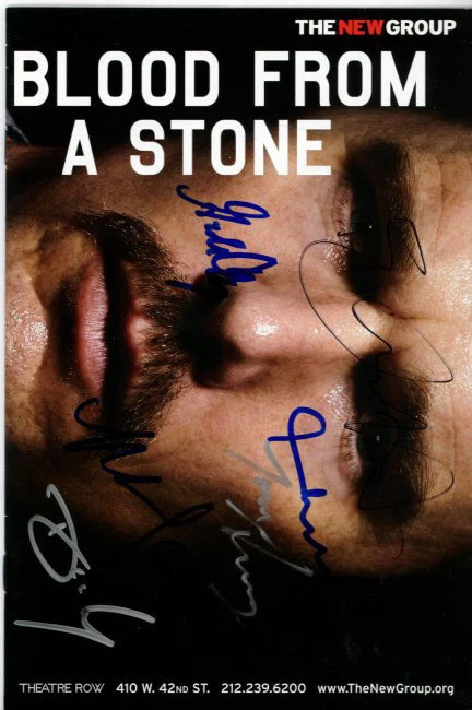 BLOOD FROM A STONE Signed Autographed CAST Playbill ETHAN HAWKE GORDON CLAPP + 4