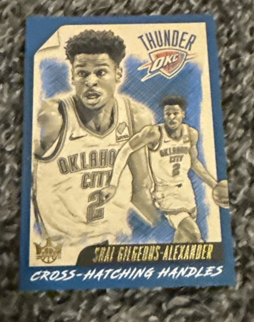 Shai Gilgeous-Alexander 2019-20 Panini Court Kings Cross-Hatching Handles