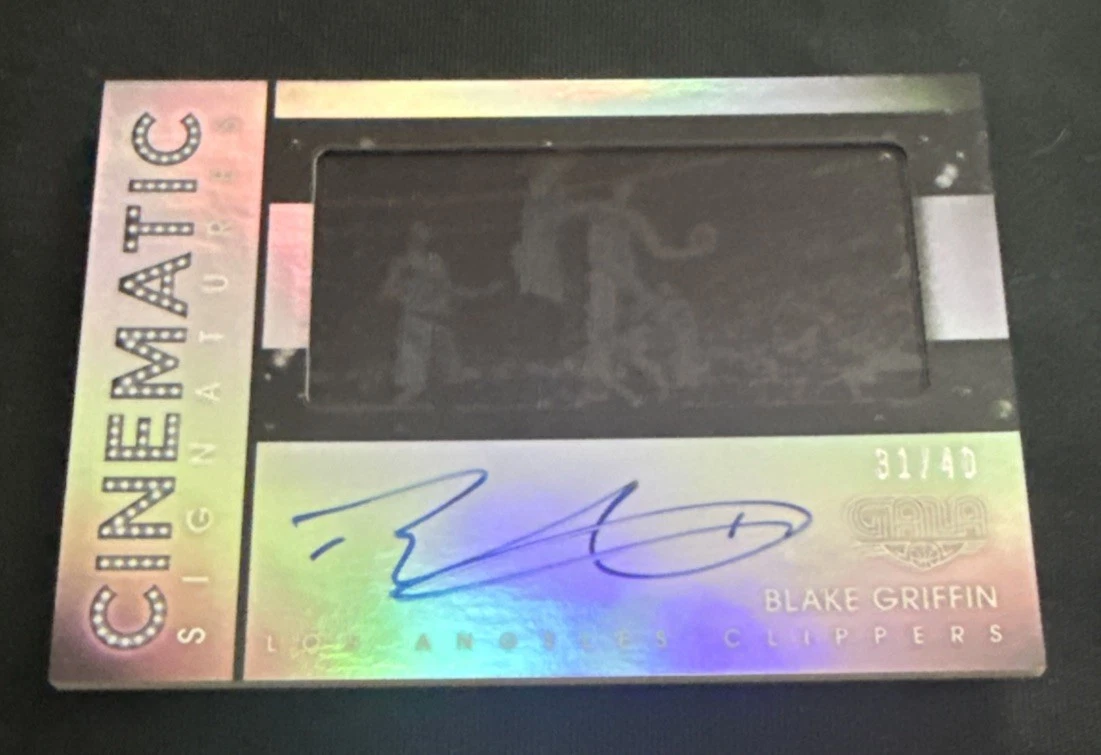 2015-16 PANINI CINEMATIC AUTO BLAKE GRIFFIN GALA #D 31/40 Autograph Clippers