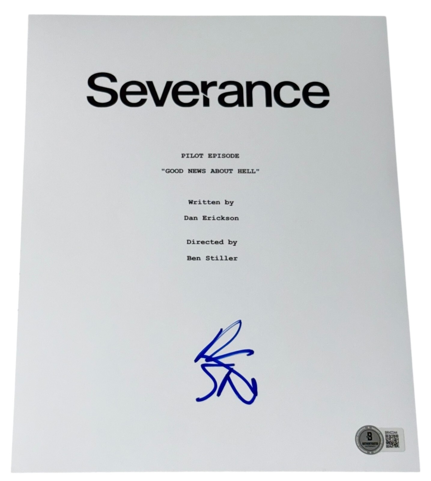 Ben Stiller Signed Autograph Severance 