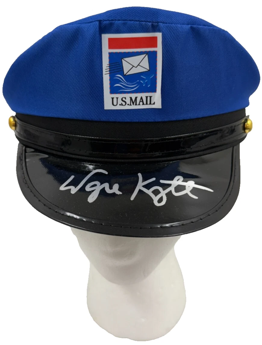 WAYNE KNIGHT SIGNED MAILMAN PROP REPLICA HAT SEINFELD AUTOGRAPH BECKETT WITNESS COLLECTIBLE MEMORABILIA