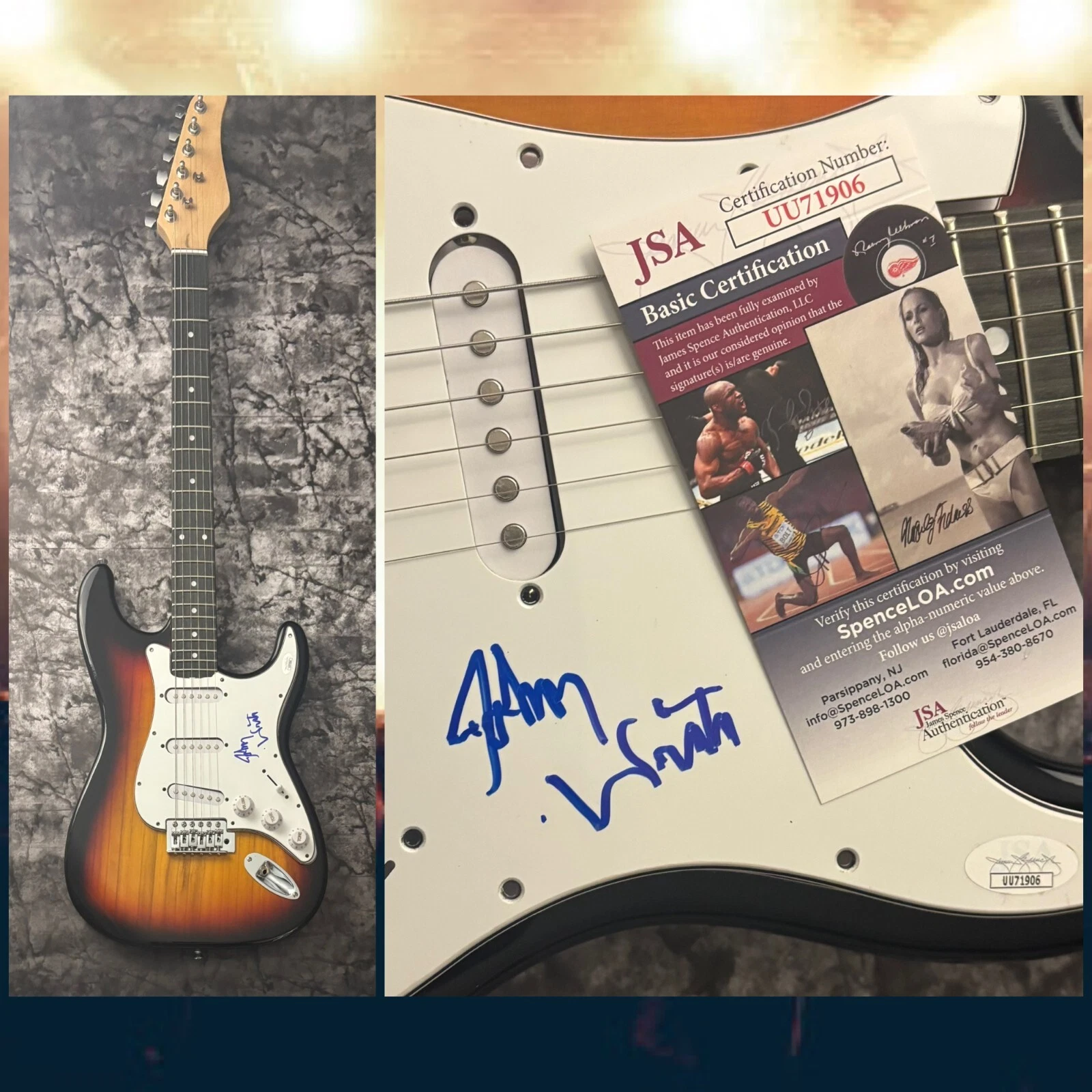 JSA Muddy Waters Band  * JOHNNY WINTER *  Signed New Electric Guitar COA