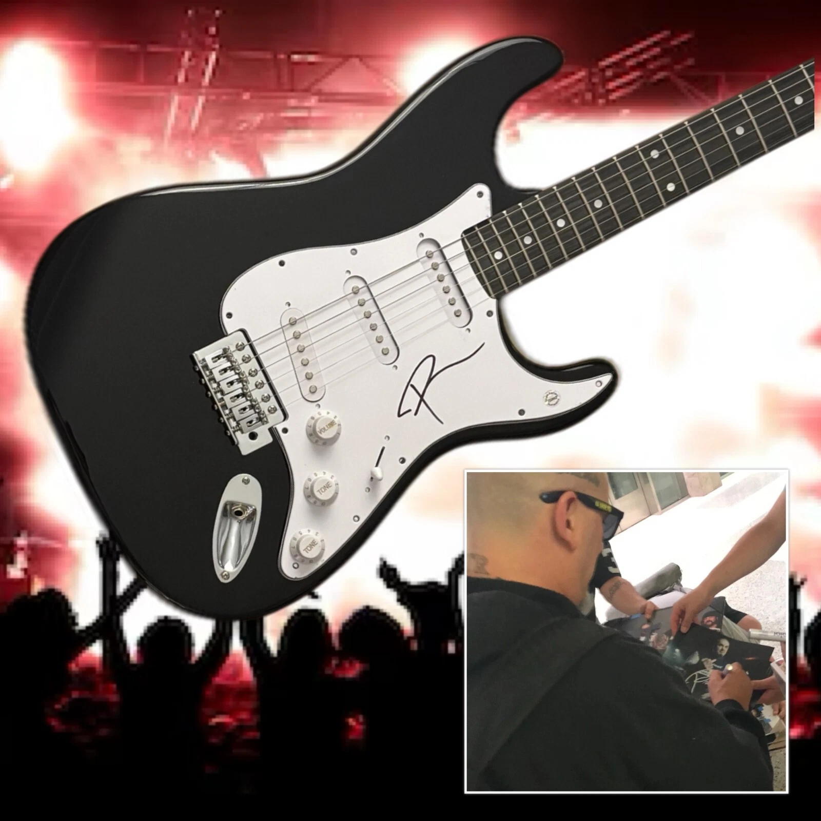 GFA Pantera Band Rock Star  * PHIL ANSELMO *  Signed Electric Guitar PROOF COA