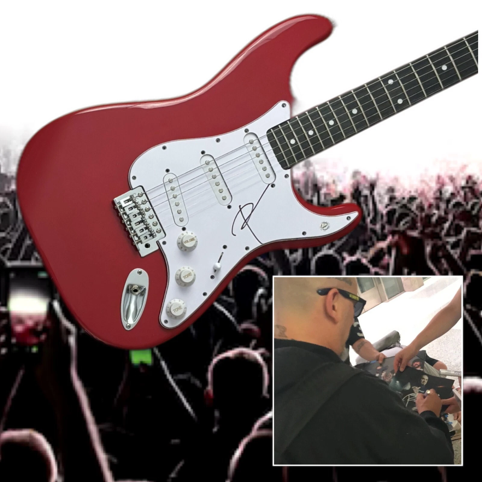 GFA Pantera Band Rock Star  * PHIL ANSELMO *  Signed Electric Guitar PROOF COA