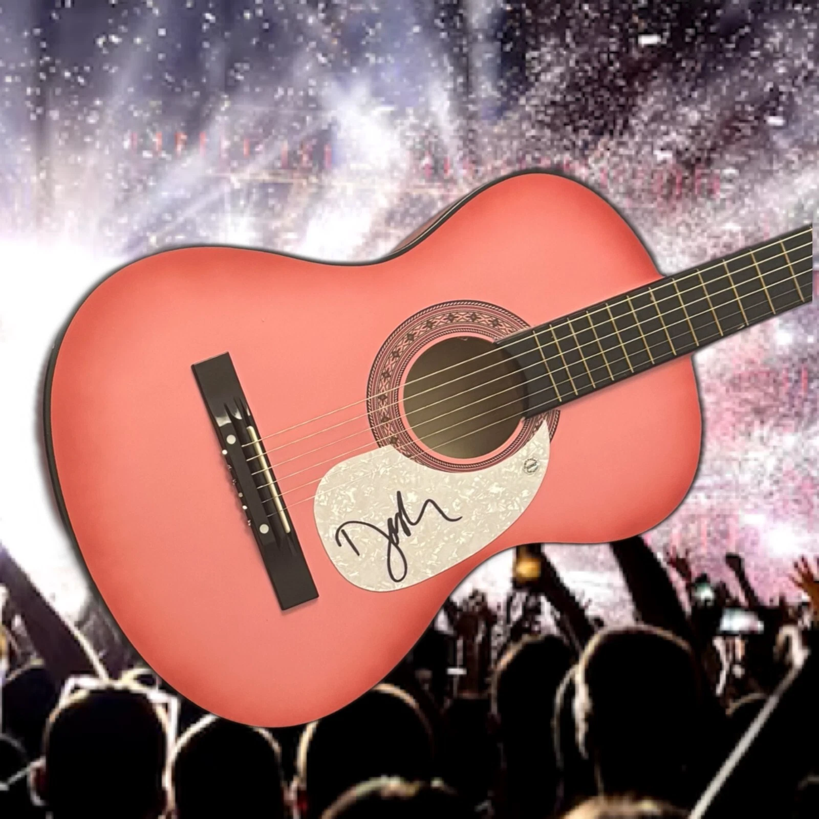 GFA  Austin & Not At this Party Star  * DASHA *  Signed New Acoustic Guitar COA