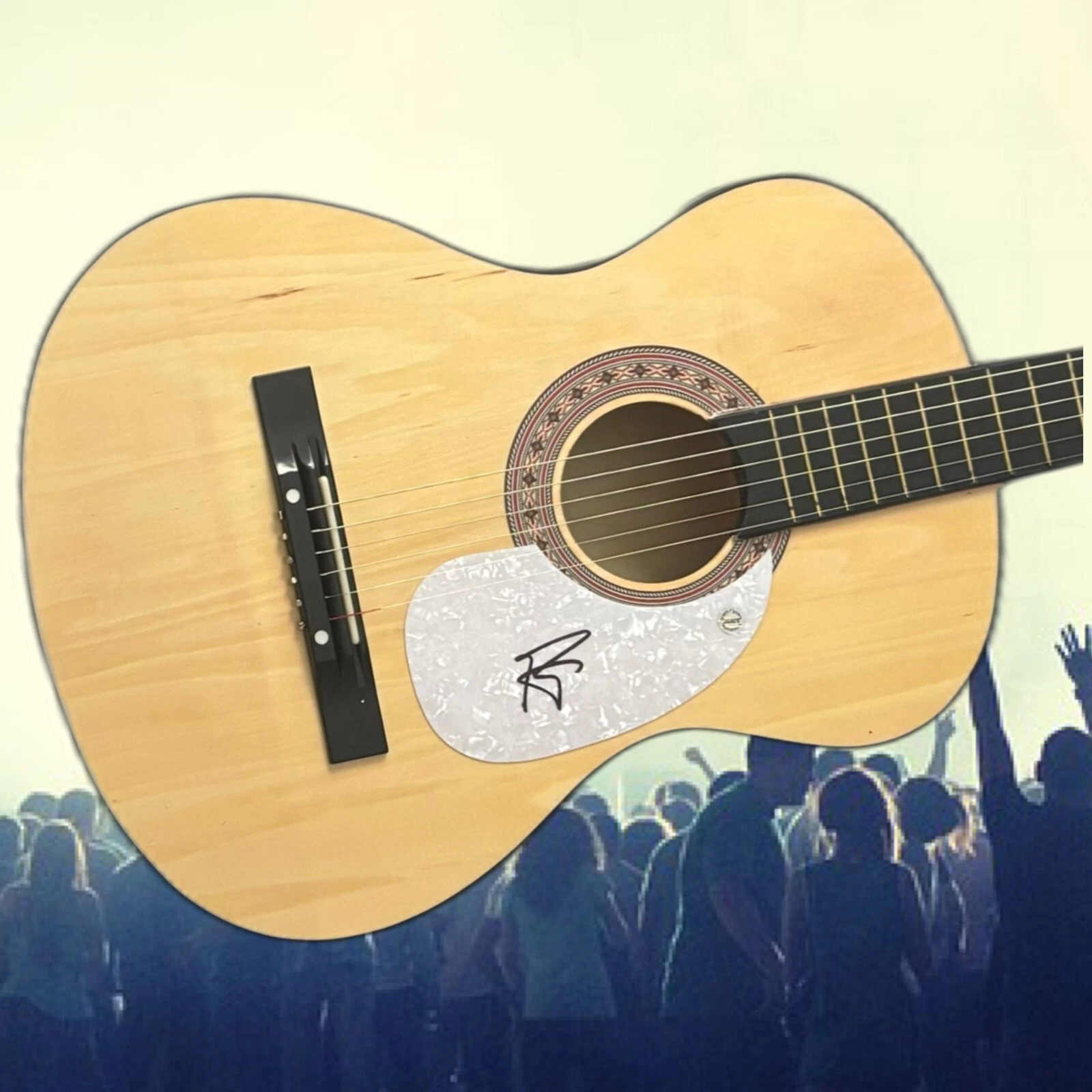 GFA Worst Way Country Star  * RILEY GREEN *  Signed Acoustic Guitar PROOF COA