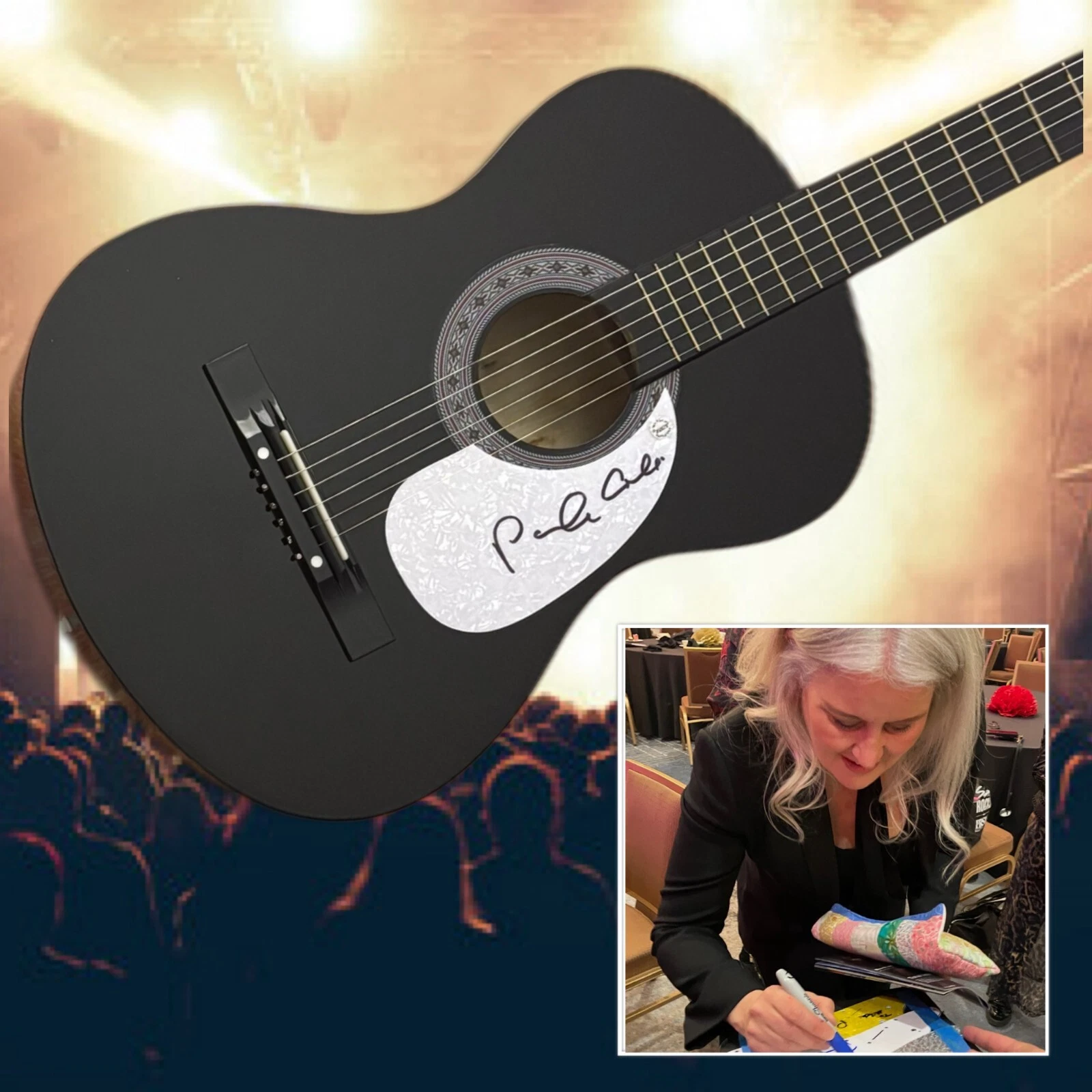 GFA I Don't Want to Wait Singer  * PAULA COLE * Signed Acoustic Guitar PROOF COA