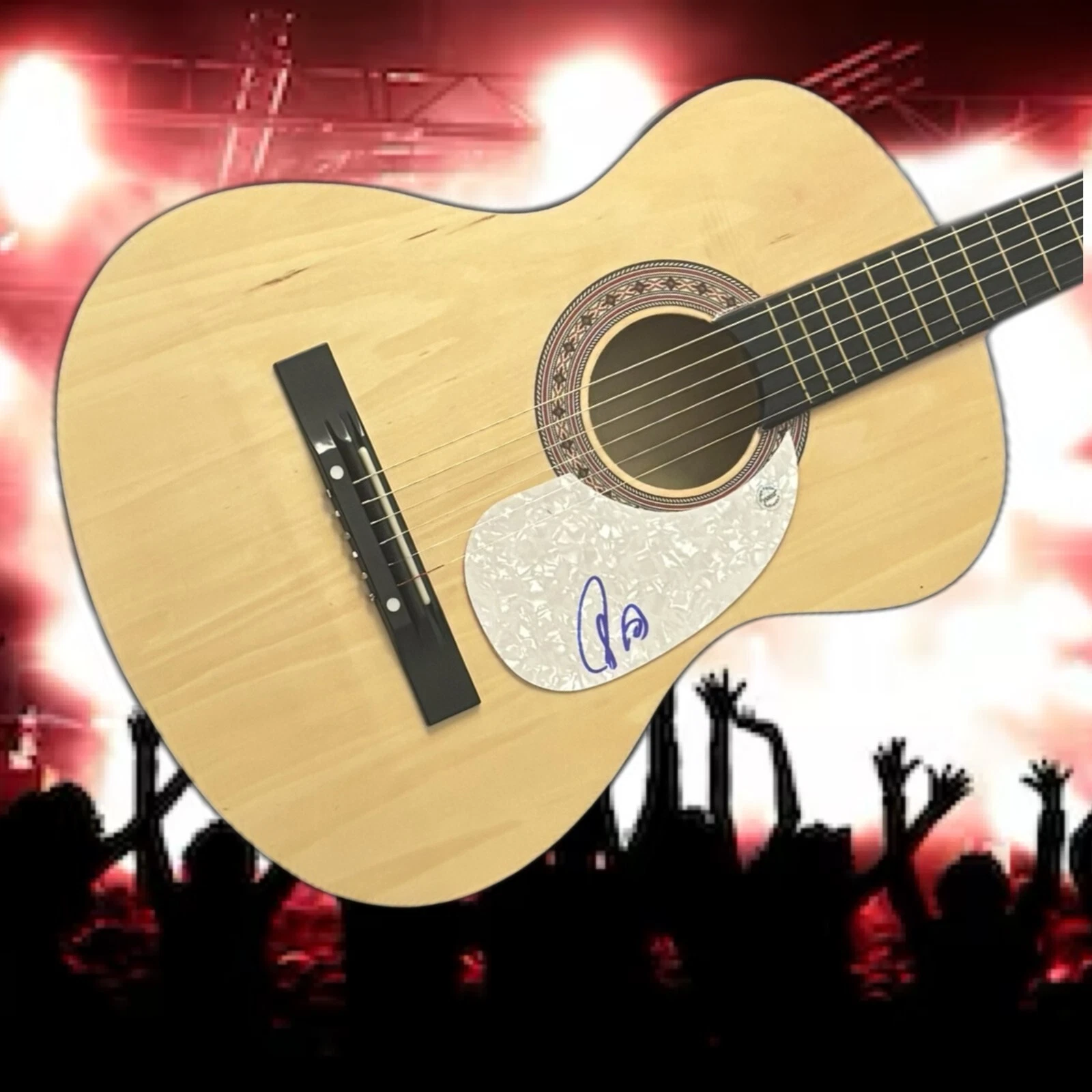 GFA  Big Black Car Star  * GREGORY ALAN ISAKOV *  Signed Acoustic Guitar G5 COA