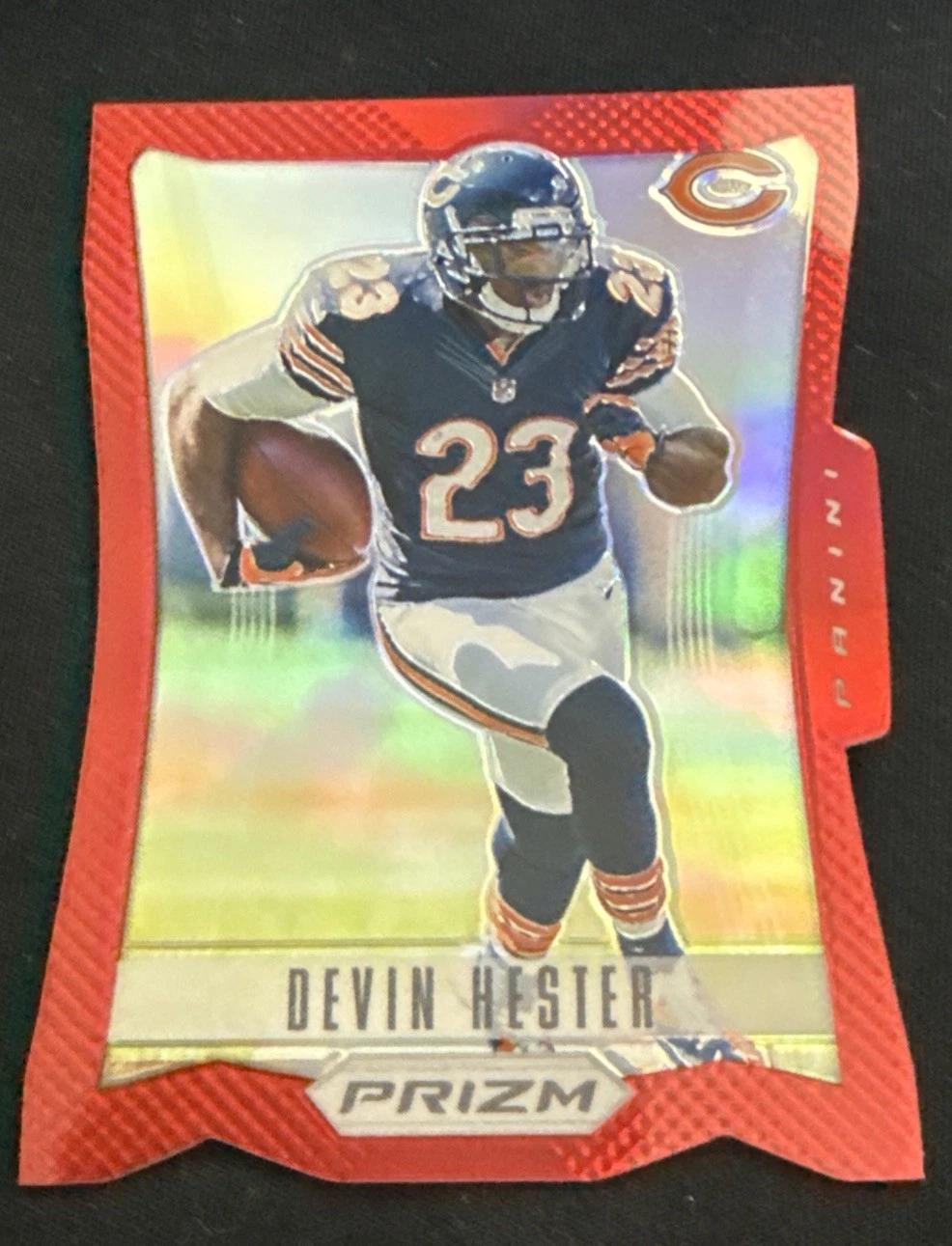 2012 1st Year Prizm Football #34 Devin Hester - Red Prizm Die Cut Bears HOF SSP