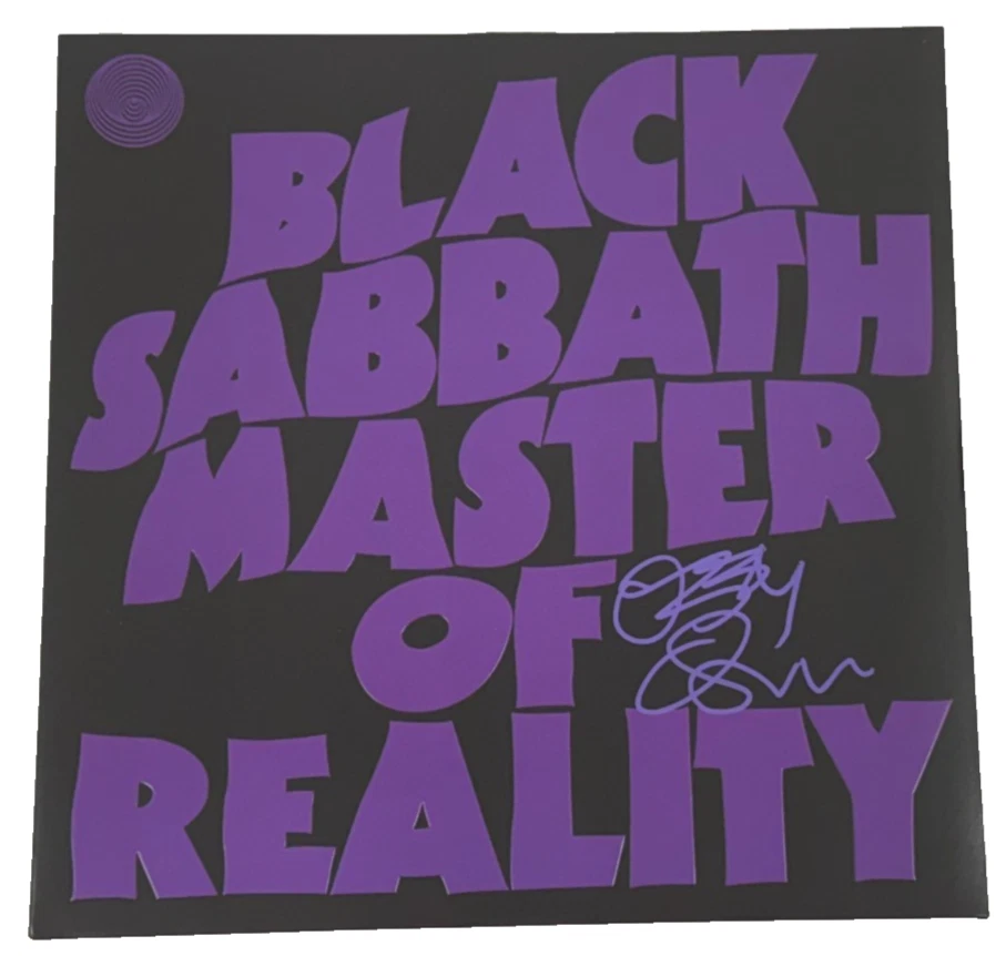 Ozzy Osbourne Signed Black Sabbath Master of Reality Album Autograph Beckett