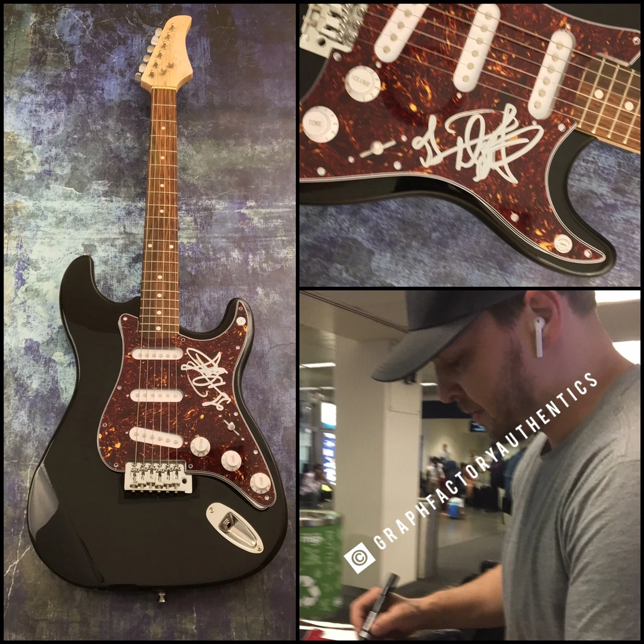 GFA She Sets the City on Fire * GAVIN DeGRAW * Signed Electric Guitar AD1 COA