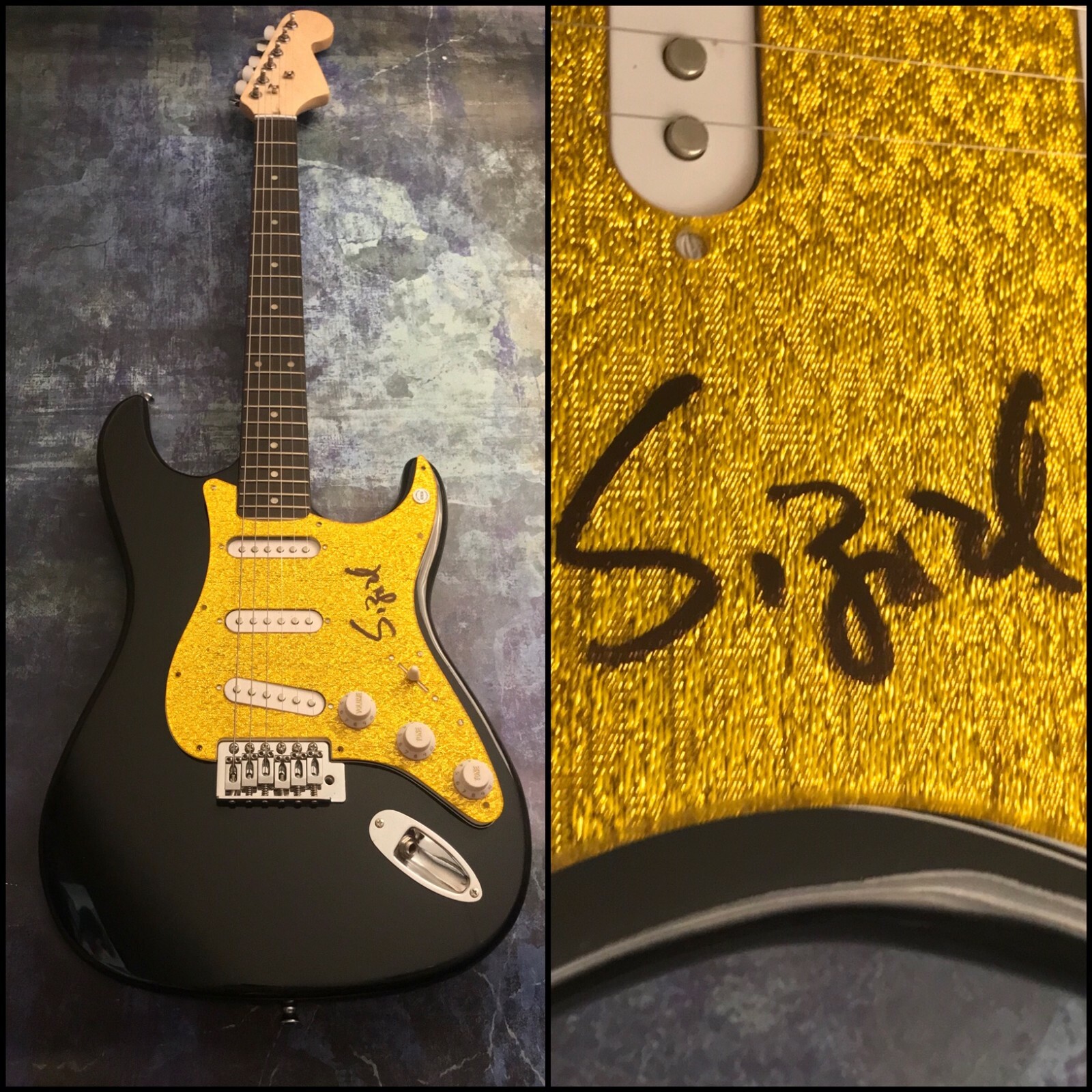 GFA Sucker Punch Strangers * SIGRID * Signed Autographed Electric Guitar S3 COA