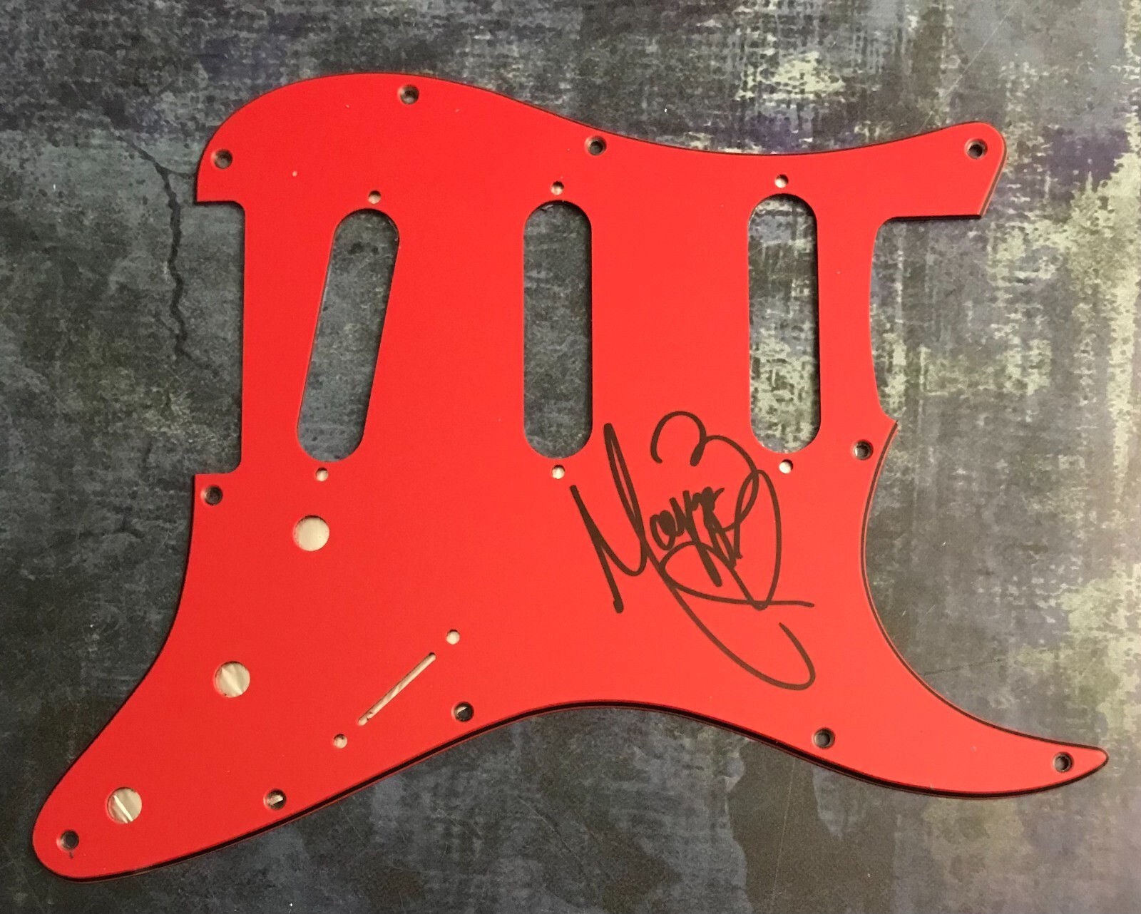 GFA Think About Me Star * MAGGIE BAUGH * Signed Electric Pickguard PROOF COA