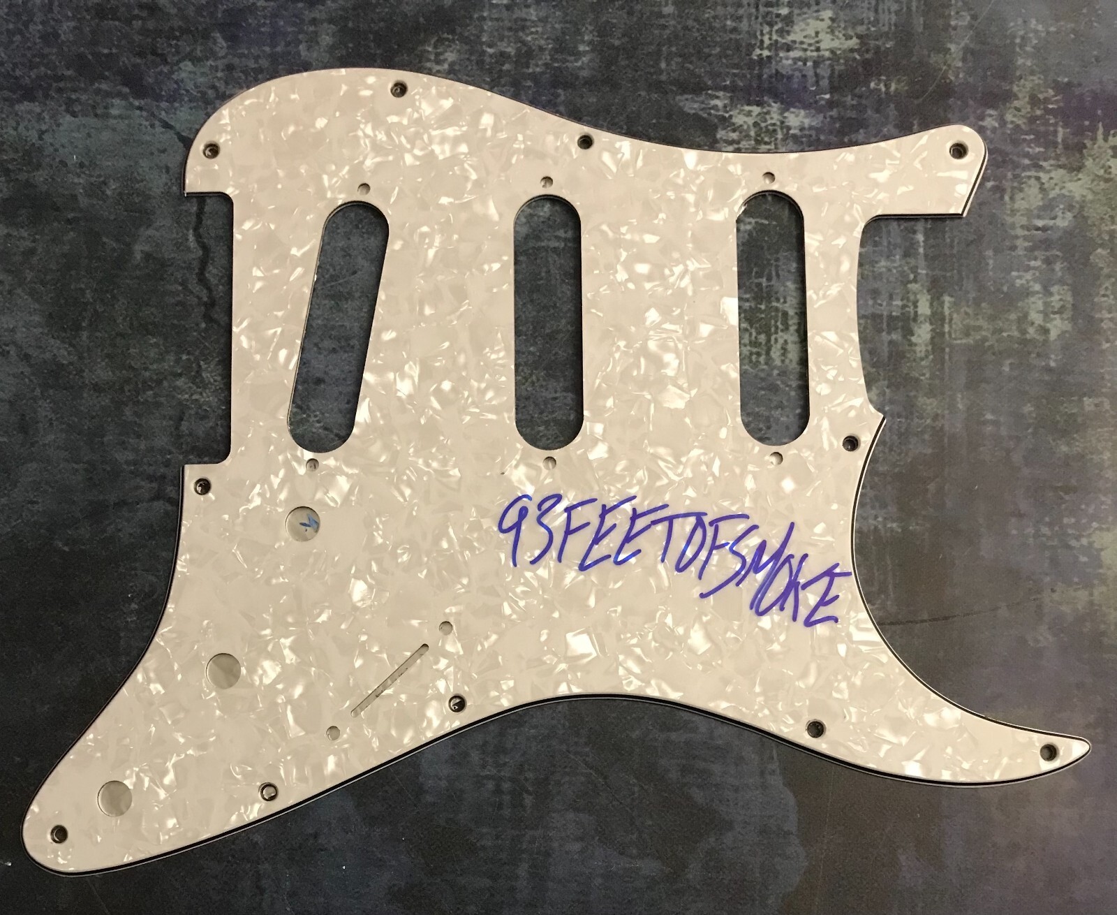 GFA Marciel Bauer Star * 93FEETOFSMOKE * Signed Electric Pickguard COA