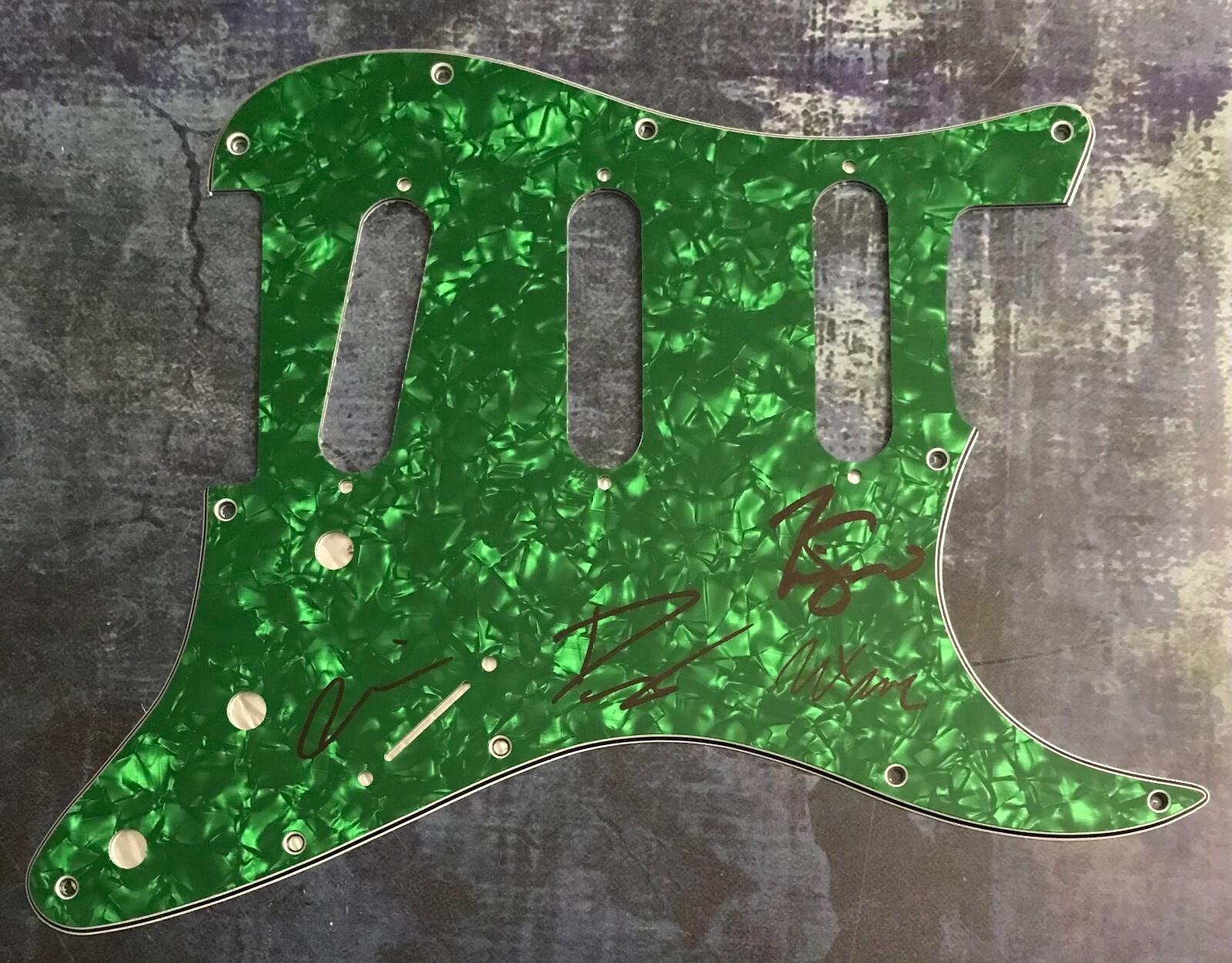 GFA Dan Murphy x4 Band * ALL GOOD THINGS * Signed Electric Pickguard PROOF COA