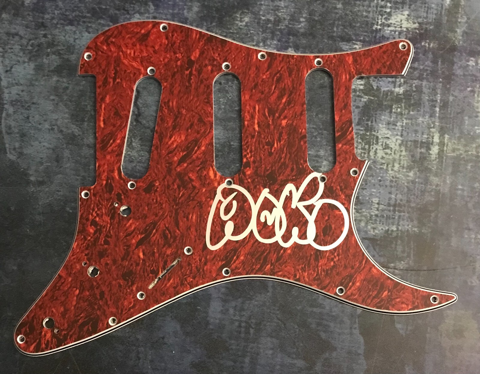 GFA Pursuit of Happiness  * STEVE AOKI *  Signed Electric Pickguard PROOF COA