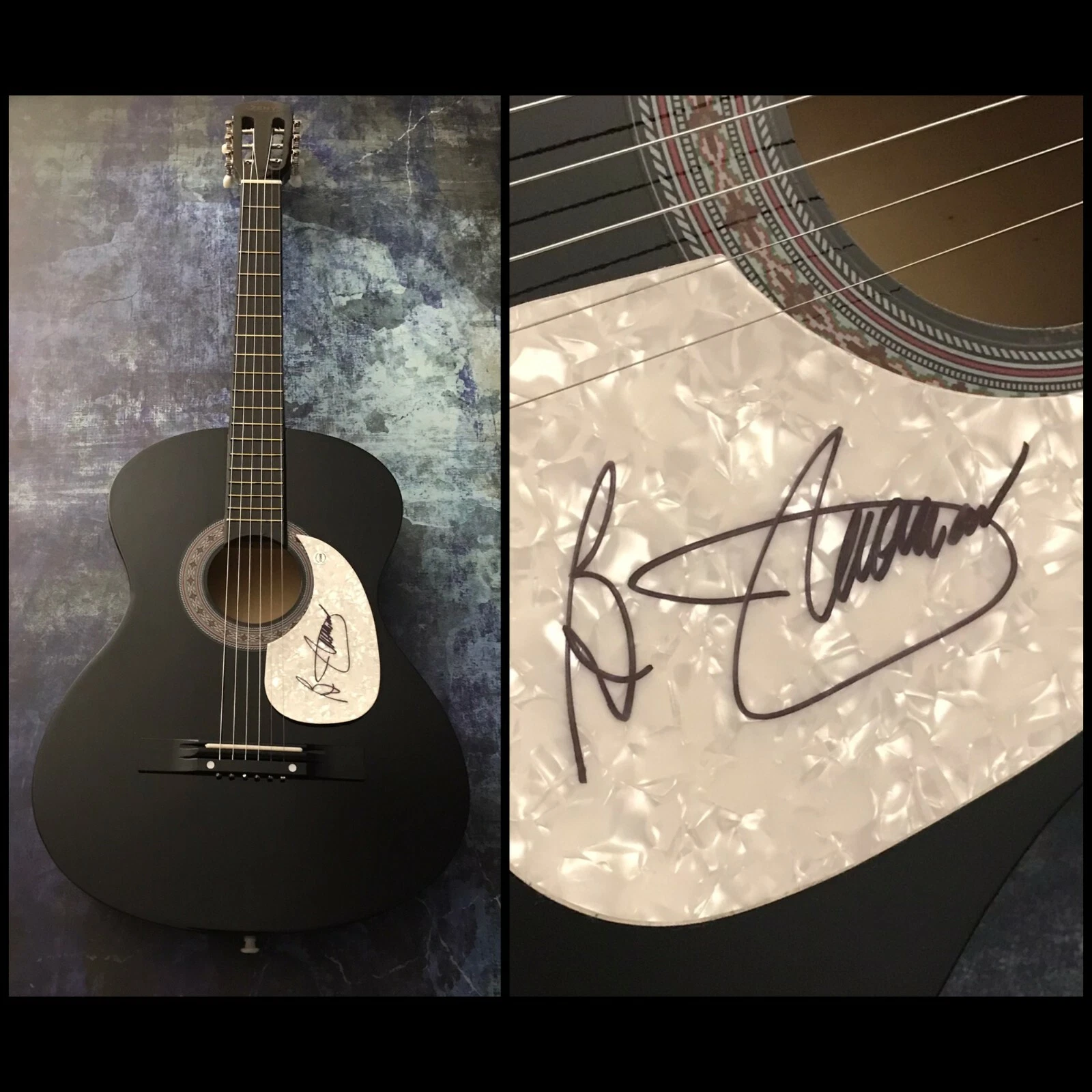 GFA Hooked on a Feeling  * B.J. THOMAS * Signed Autograph Acoustic Guitar B5 COA