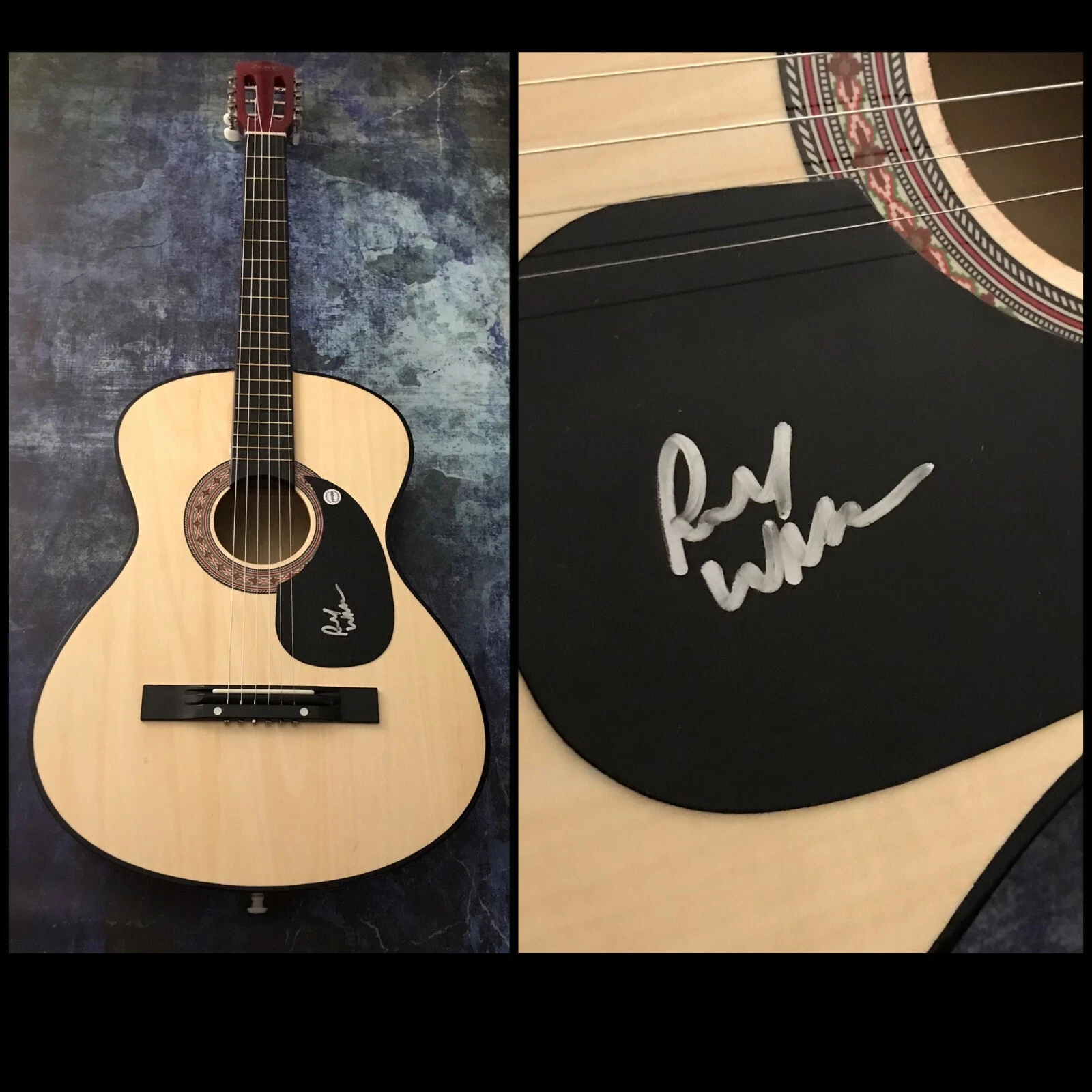 GFA Kansas Band Guitarist * RICH WILLIAMS * Signed Acoustic Guitar R2 COA