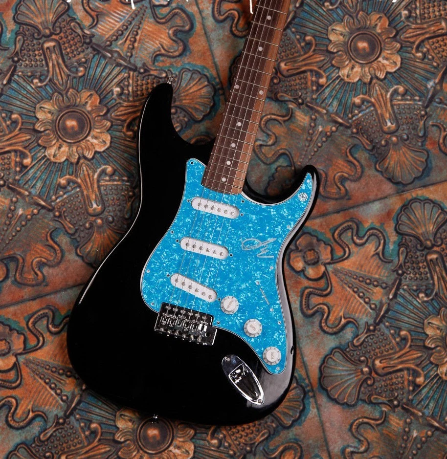 GFA Walk the Moon Frontman * NICHOLAS PETRICCA * Signed Electric Guitar AD1 COA