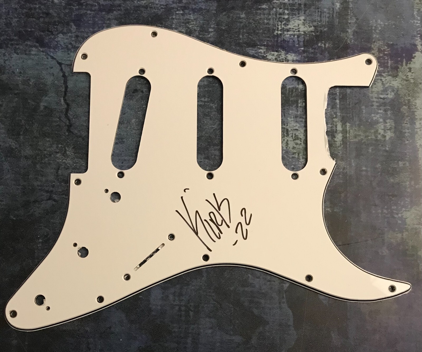 GFA Crowbar & Down Guitarist * KIRK WINDSTEIN * Signed Electric Pickguard COA