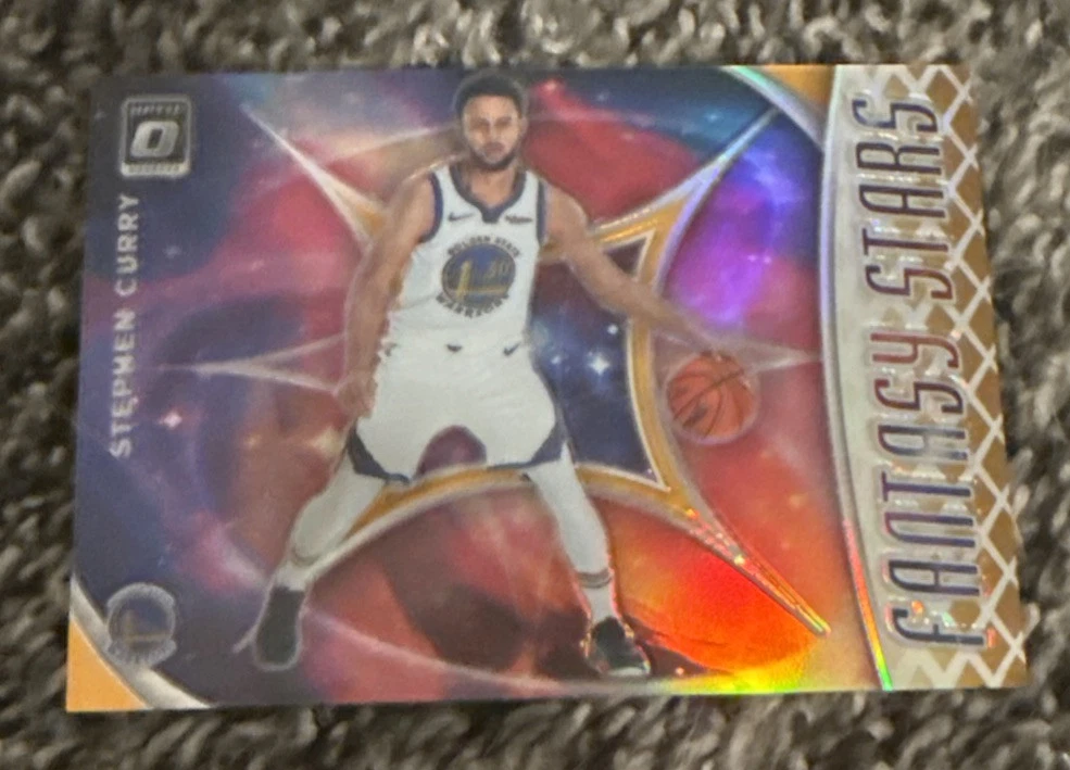 2019-20 Donruss Optic Fantasy Stars Orange #/39 Stephen Curry #13 SSP WOW